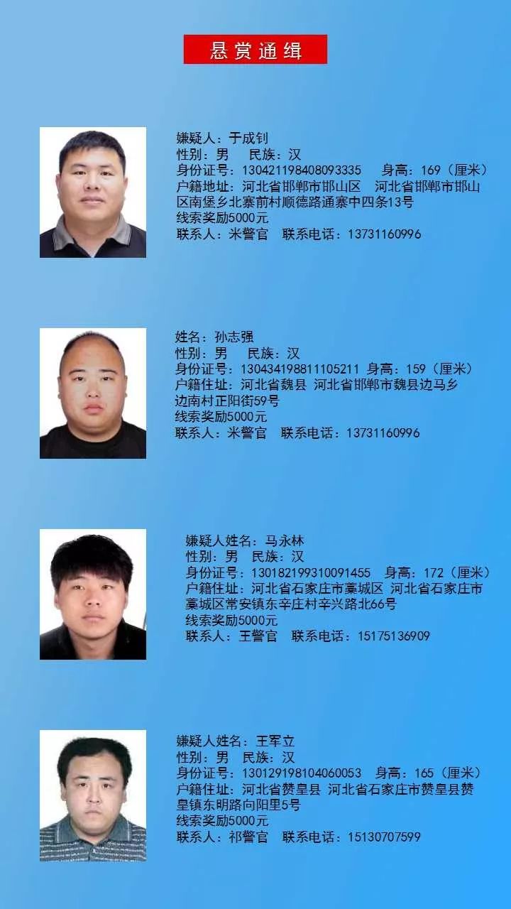 公安局最新通緝名單，警惕身邊的潛在風險！