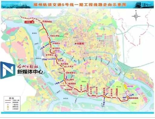 福州地鐵線路圖的演變與更新