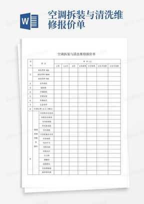 空調安裝費用一覽表，價格透明，讓您安心享受冷氣