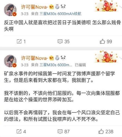 許可馨事件最新進展，自信與力量的逆風翱翔