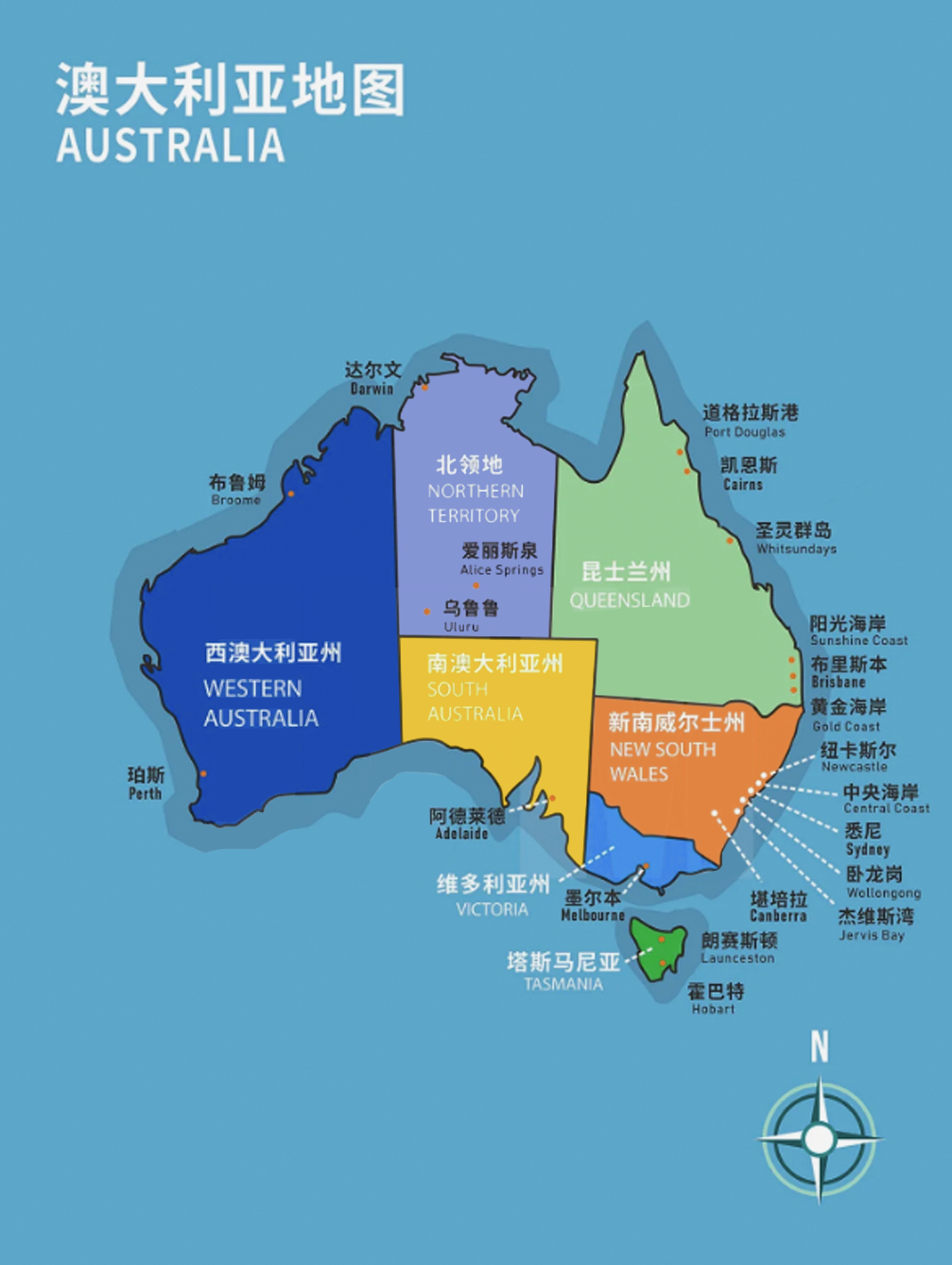澳洲各州最新概況概覽